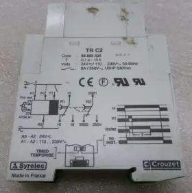 TRC2 CROUZET Anacon Syrelec Tr Delay Relay #2