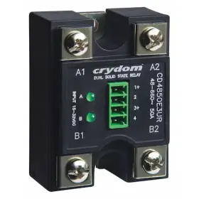 Crydom Cd2450w3v Dual Solid State Relay 2 Phase Screw Clamp Panel Scr