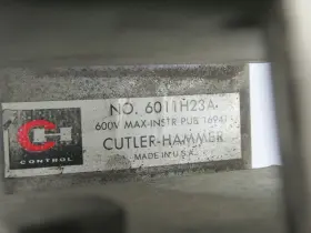 6011H23A CUTLER-HAMMER Relay Contacts #3