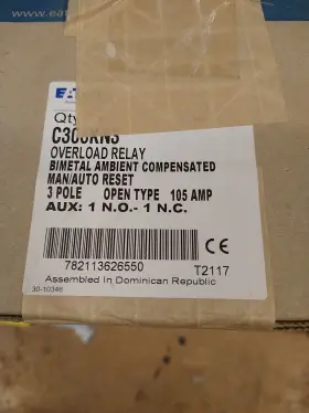 C306KN3 CUTLER-HAMMER Eaton Overload Relay Pole #2