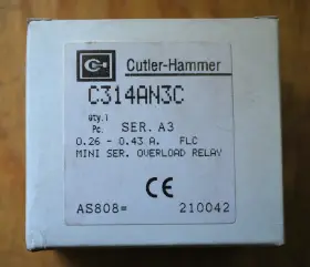 C314AN3C CUTLER-HAMMER Mini Overload Relay