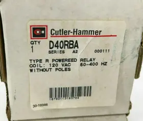 D40RBA CUTLER-HAMMER Powereed Relay #2