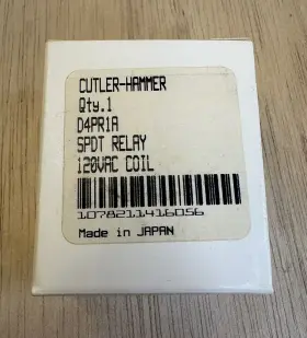 D4PR1A CUTLER-HAMMER Spdt Relay Pin Coil