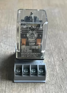 1A485M DAYTON Relay Pin Potter Brumfield Socket Base