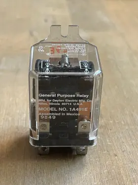 1A491E DAYTON Relay Pin