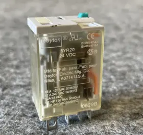 1FC13 DAYTON Relay Socket #2