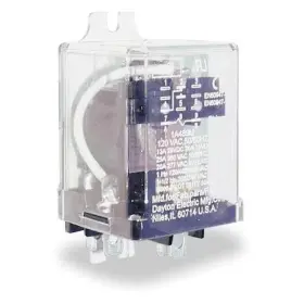 2A544 DAYTON Flange Enclosed Power Relay Square Tab