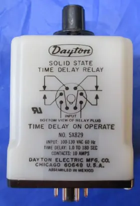 5X-829 DAYTON Delay Relay