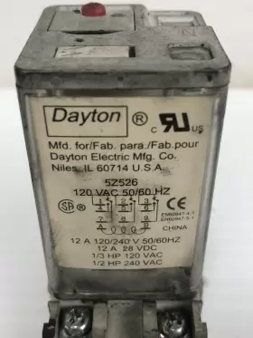 5Z526 DAYTON Relay Base #2