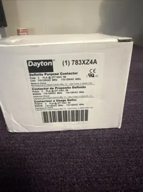 Dayton 783xz4a Defpurposemagcontactor 120vac 3p 50a New