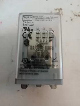 5X841N DAYTON ELECTRIC General Relay Coil Amp #3