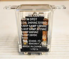 165TM-DPDT DELTROL Relay Blade Coil