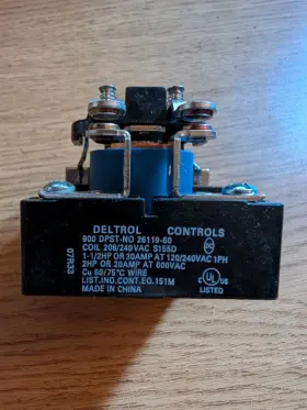 26119-60 DELTROL CONTROLS Dspt Power Relay