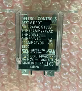 267TM-DPDT DELTROL CONTROLS Relay