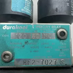 BF2-7027 DURAKOOL Mercury Relay Coil #2