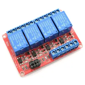 RELAY-R5V-4C DZS ELEC Channel Optocoupler Isolation Module