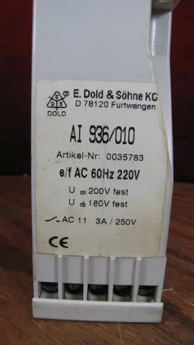 936-010 E-DOLD SOHNE Varimeter Voltage Relay Ac Kg #3