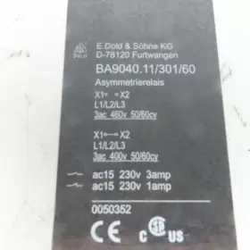 BA9040.11-301-60 E.DOLD SOHNE Varimeter Asymmetry Relay #2