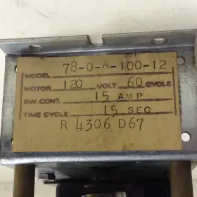 78-0-A-100-12 EAGLE SIGNAL Delay Relay #3