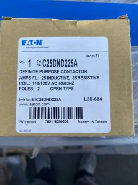 C25DND225A-GL EATON Definite Contactor Coil