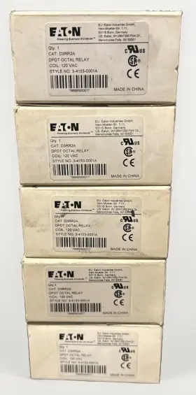D3RR2A EATON Octal Relay Electrical