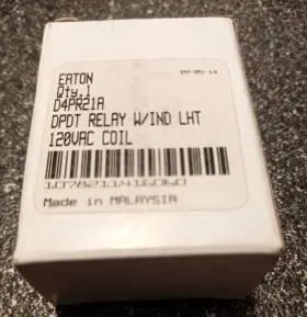 Eaton D4pr21a Relay With Indicator Light 8-p Inch New In Box. Free Shipping Eaton D4pr21a Relay With Indicator Light 8-p Inch New In Box. Free Shipping