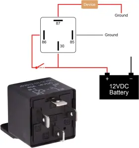 445040455428 EHDIS Car Relay Pin Spst Auto #2