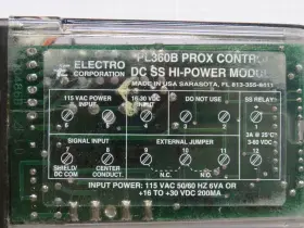 PL360B ELECTRO Control Power Module Relay #3