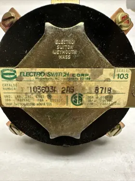 103603A-2AS ELECTRO-SWITCH General Relays #2