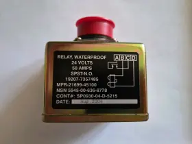 7357485 ELECTRO TECHNOLOGY INC Relay Spst Momentary Nsn Nos