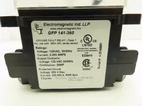 GFP141360 ELECTROMAGNETIC INDUSTRIAL Gfp Fault Relay #2