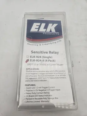 762158092442 ELK Sensitive Relays Pack Vdc Trigger