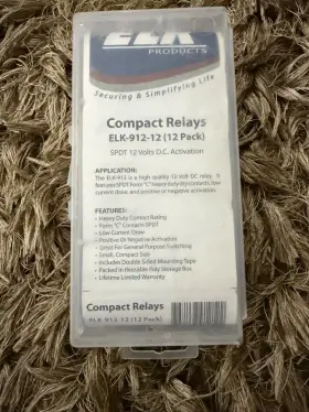 762158912122 ELK Spdt Relay Pack