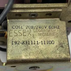 192-331111-11100 ESSEX Hvac Control Power Relay Coil #3