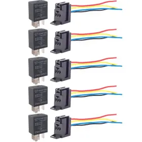 711041557032 ESUPPORT Car Relay Switch Spdt Socket Plug Wire