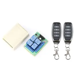 Faizpors Fyg02 Wireless Remote Switch Dc 12v 24v 4 Channel 10a Relays Receiver