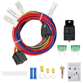 104031 FASTSTORM Electric Fuel Pump Relay Bypass Switch Wiri