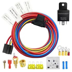 RL104051 FASTSTORM Electric Fan Relay Waterproof Sensor Kit