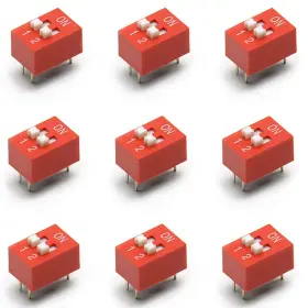 886527556288 FIELECT Dip Switch Horizontal Toggle Positions