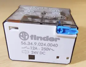 4PDT FINDER Vdc Miniature Power Relay Switch