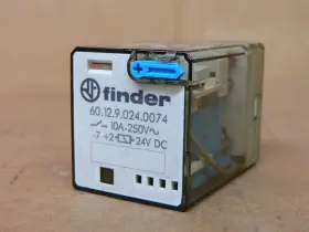 60.12.9.024.0070 FINDER Relay Coil Vdc Rating Box