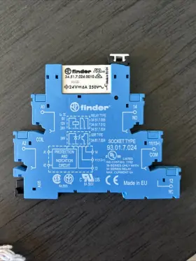 93.01.0.240 FINDER Din Rail Relay Socket