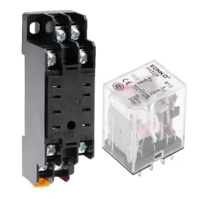 617662330224 FIPUX Ac Coil Power Relay Led Socket