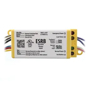 Esrb FUNCTIONAL DEVICES Emergency Lighting Bypass Shunt Relay
