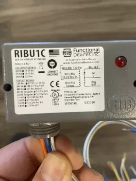 RIBU1C FUNCTIONAL DEVICES Enclosed Relay #2