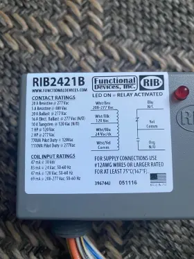 RIB2421B FUNCTIONAL DEVICES-RIB Enclosed Wired Relay Spdt #2
