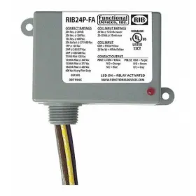 RIB24P-FA FUNCTIONAL DEVICES-RIB Enclosed Relay Polarized
