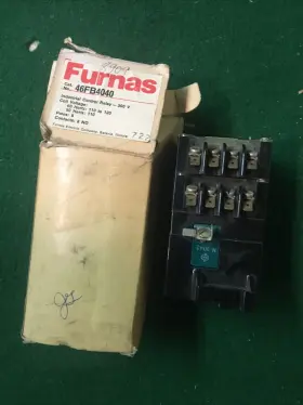 46FB4040 FURNAS Nos Control Relay Poles Contacts Coil