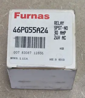 Furnas 46pg55a24 30 Amp Relay With A 24vac Coil And Single Pole Throw Furnas 46pg55a24 30 Amp Relay With A 24vac Coil And Single Pole Throw