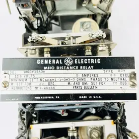 12GCY12A3A GE General Electric Mho Distance Relay #3